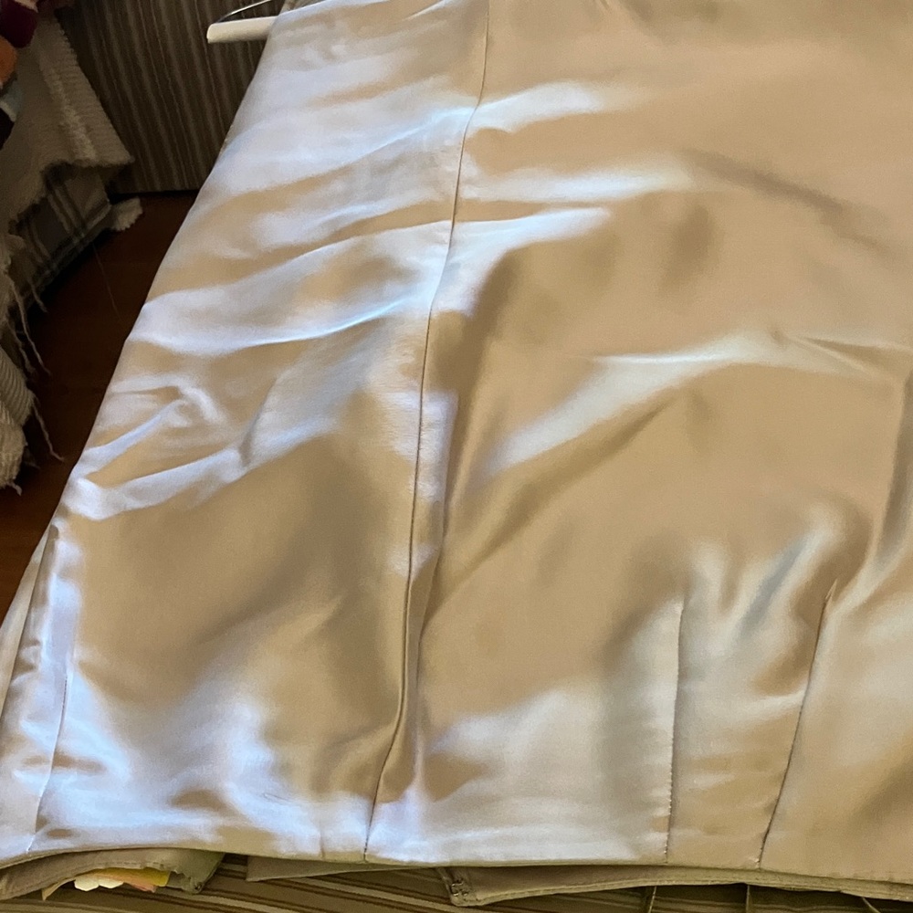 Kate Hill Light Tan satin pants